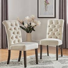 Inspire Q Radcliffe Velvet Tufted Dining Chairs Set Of 2 Bed Bath Beyond Dining Chairs Tufted Dining Chairs Tufted Dining Room Chair