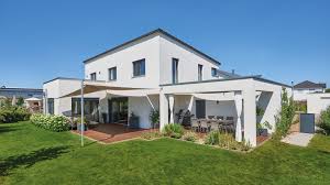 Haus Mahl Fertighaus Weiss Haus Fertighauser Pultdach