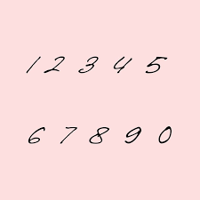 テーブルナンバー作りに役立つ 数字の見た目がおしゃれなフォント集 15字体 marry マリー フォント 数字デザイン 数字