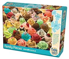 Each of these puzzles is a 'modular puzzle'. More Ice Cream Puzzle 350 Piece Cobble Hill Puzzle Company