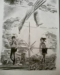 Taki Mitsuha Kimi Na Wa Commission Yes Time Spent 16h 45min Completed 22 1 17 Difficulty 9 Name Drawings Anime Character Drawing Anime Drawings Sketches