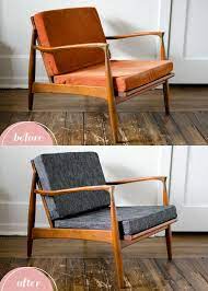 Box Cushion Makeover The Sweet Beast Furniture Makeover Mid Century Modern Furniture Furniture