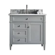It has a rating of 4.4 with 77 reviews. James Martin Brittany 35 W X 23 D Urban Gray Bathroom Vanity Cabinet At Menards