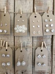 These cards measure anywhere from 2.75 (3.00) x 2.25 (2.00) inches when folded. Diy Earring Tag Cards Diy Earring Cards Earring Tags Cards Diy Earring Display For Craft Show