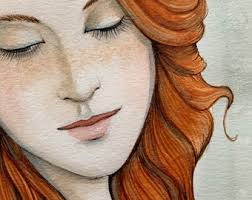 Red Watercolor online class Art Lesson self paced downloadable