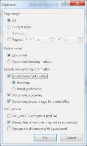 Cara terbaik mengonversi file doc anda ke pdf dalam sekejap. From Word To Pdf Including Bookmarks Super User