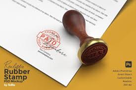 Realistic Rubber Stamp Psd Mockup By Telllu On Envato Elements In 2020 Mockup Psd Mockup Psd