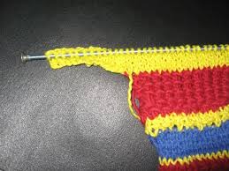 By doing it this way, i don't have to cut off my yarn. How To Cast On At The End Of A Row In Knitting Knitting Crochet Wonderhowto