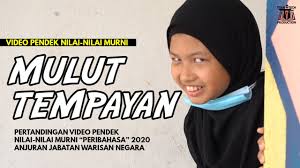 Tahniah kepada pemenangkumpulan snapixuniversiti tun hussein onn malaysiashaktivell a/l letchumanannarendraan rao a/l subba raonoel lee qai phingrobin a/l ra. Budak Mulut Tempayan Pertandingan Video Pendek Nilai Nilai Murni Peribahasa 2020 Youtube