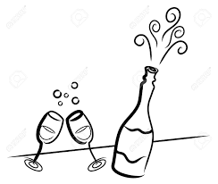 Simple Drawing Of A Bottle Of Champagne And Two Glasses Royalty Free Cliparts Vectors And Stock Illustration Image 5342033 Clip art is a great way to help illustrate your diagrams and flowcharts. simple drawing of a bottle of champagne and two glasses