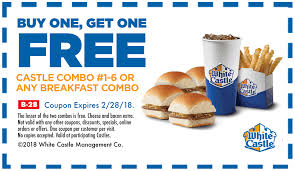 White Castle Deal Second Combo Meal Free At White Castle 02 28 Http Thecouponsapp Com Go 6f0 Utm Content Buffer White Castle Coupons Food Food Pictures