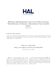 One of our state certified and licensed technicians will inspect your property for wood destroying insects. Pdf Phylogenetics In Reticulitermes Termites Description Of A New Species