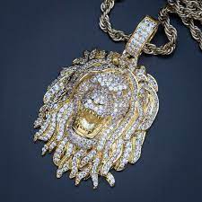 Mens Yellow Gold Diamond Lion Pendant Necklace Lion Jewelry Ideas Of Lion Jewelry Lionjewelry Jewelry Lion Pendant Silver Plated Pendant Lion Pendant
