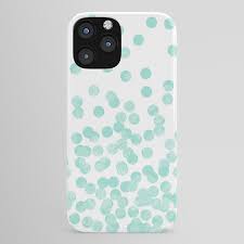 Enjoy wholesale prices and free shipping worldwide! Scattered Glitter Dots In Mint Green Pistachio Cool Girly Cute Colors For Trendy Cell Phone Case Iphone Case By Charlottewinter Society6