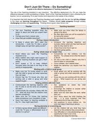 • reviewing classroom material with select students and leading instruction for small groups. The Effective Deployment Of Teaching Assistants Teaching Resources Teacher Assistant Duties Teacher Observation Teacher Assistant