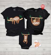 Daddy Mommy And Baby Shirt Pregnancy Announcement Shirt Etsy