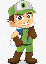 Download this cartoon plumber, cartoon clipart, plumber clipart, carrying tools png clipart image with transparent background or psd file for. Pest Control Insecticide Green Man Exterminator Png 587x1125px Pest Control Art Cartoon Cockroach Exterminator Download Free