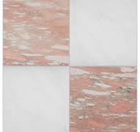 Casablanca Carrara & Norwegian Rose 12x12 Marble | Honed – Checkerboard  Bundle