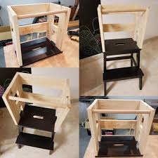Toddler Learning Tower From Upcycled Material Ikea Hackers Learning Tower Ikea Learning Tower Ikea Step Stool