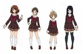 Kumiko Oumae Hazuki Katou Sapphire Kawashima And Reina Kousaka From Hibike Euphonium