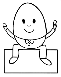 Close the template window after printing to return to this screen. Humpty Dumpty Outline Coloring Pages Coloring Sky