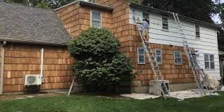 What are a few brands that you carry in wood siding? Painting A Home With Cedar Shakes Monk S Home Improvements In Nj