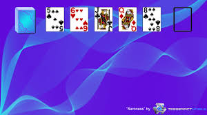 In this fun solitaire game, you play against the clock: Baroness Solitaire Wikipedia