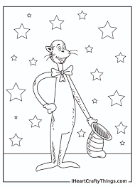 There's no denying that cats have extraordinarily unusual eyes. Printable Cat In The Hat Coloring Pages Updated 2021