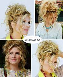 Diy Beauty Messy Bun Up Do Messy Hairstyles Curly Hair Styles Hair Tutorial