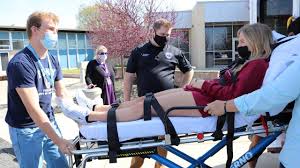 GHS, HHS Health Science Pathway students participate in paramedicine  learning experience with OTC EMT