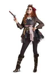 Reproduction pirate coat patterned after pirates of the caribbean movies. Ladies Captain Jack Sparrow Deluxe Costume Jack Captain Ladies Jack Sparrow Costume Women S Costumes Female Pirate Costume