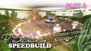 The original item is vegetable hat. Bloxburg Garden Palace Speedbuild Part 8 Decals From Victorian Mansion Garden Palace Youtube