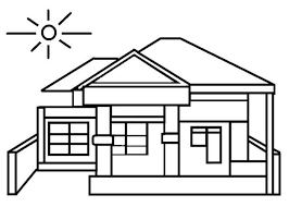 Nah, di bawah ini ada kumpulan gambar yang bisa dipakai lho untuk mewarnai gambar. Sketsa Gambar Rumah Untuk Diwarnai