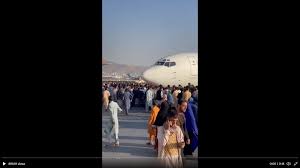 Hundreds of people poured onto the tarmac at kabul's international airport, desperately seeking a route out of afghanistan on monday. Cryi8gghp5lvwm