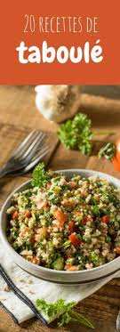 20 Recettes Faciles Et Legeres De Taboule Recette Taboule Recette Recette Facile