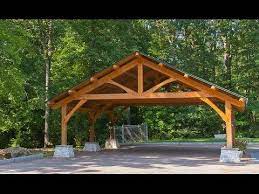 Beach Wood Timber Frame Carport Build Part 2 Carport Plans Carport Carport Designs
