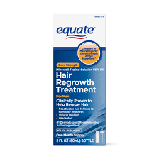 Equate Minoxidil Topical Solution 5 Hair Regrowth Treatment For Men 1 Month Supply Walmart Com Walmart Com