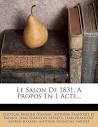 Amazon.com: Le Salon De 1831, A Propos En 1 Acte... (French ...