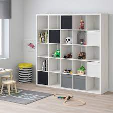 Kallax White Shelving Unit 147x147 Cm Ikea In 2021 Ikea Kallax Shelf Unit Kallax Shelf Unit Kallax Shelving Unit