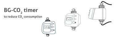 Click the timer to start and stop. Bg Co2 Timer Biogents Ag