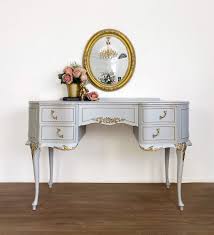 Maybe you would like to learn more about one of these? Grey French Louis Olympus Antionette Style Dressing Table Desk Vinterior