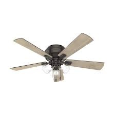 Hunter Fan Company Crestfield 52 Ceiling Fan W Light Noble Bronze 54208