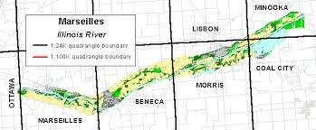 Gis Data Marseilles Reach Illinois River