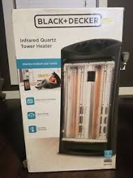Black & decker's thermal leak detector has to be fairly close to the wall to work and only reads a small range of temperatures. Black Decker Infrared Quartz Tower Heater Bhti06 819813016166 Ebay