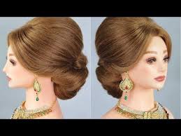 The minute we see a south indian bride, the first thing that comes to notice is either the gorgeous maathapatti or the stunning hair accessories. Bridal Hairstyle Indian Bridal Updo Indian Wedding Hairstyle Wedding Hair Updo Tutorial You In 2020
