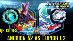 1024 x 576 jpeg 62 кб. Qr Codes Atlas Anubion A2 Vs Lost Luinor L2 Unlocked Beyblade Burst Youtube
