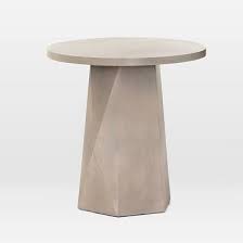 Outdoor Prism End Table End Tables Concrete Outdoor Dining Table Rectangle Coffee Table Wood
