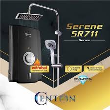 You can also choose from electric, battery centon water heater electric heater, as well. Centon Sr 711esp Sr 711esp Rs Instant Shower Water Heater Serene Series With Optional Pump And Rain Shower Shopee Malaysia