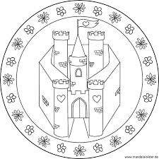 Mandala Schloss Oder Einer Burg Ausmalbild Marchenschloss Bilder Zum Ausdrucken Mandala Zum Ausdrucken Mandala Ausmalen