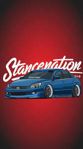 ホンダアコード壁紙 インド車の壁紙 ベクターアート Jdmカー Mobil Kereta Wallpaper Ponsel